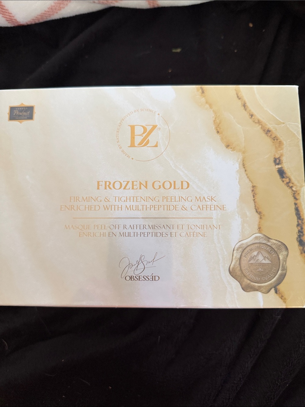 NIB Frozen Gold Firming & Tightening Peeling Mask – Gold